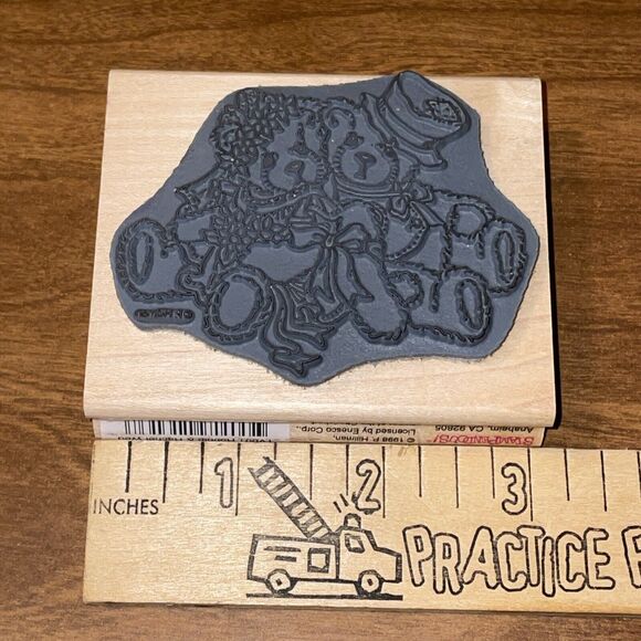 Stampendous Rubber Stamps 1998 Robbie And Rachel Wed TV001 Cherished Teddies - Picture 11 of 12